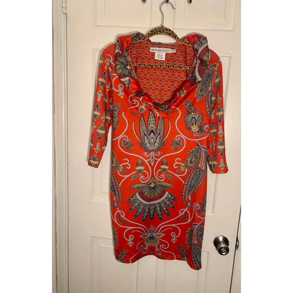 Gretchen Scott Plume Ruffneck Dress